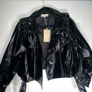 Meshki Patent Jacket